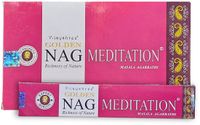 Ruben Robijn Golden Nag Meditation wierook 15 grams - doos van 12 st.