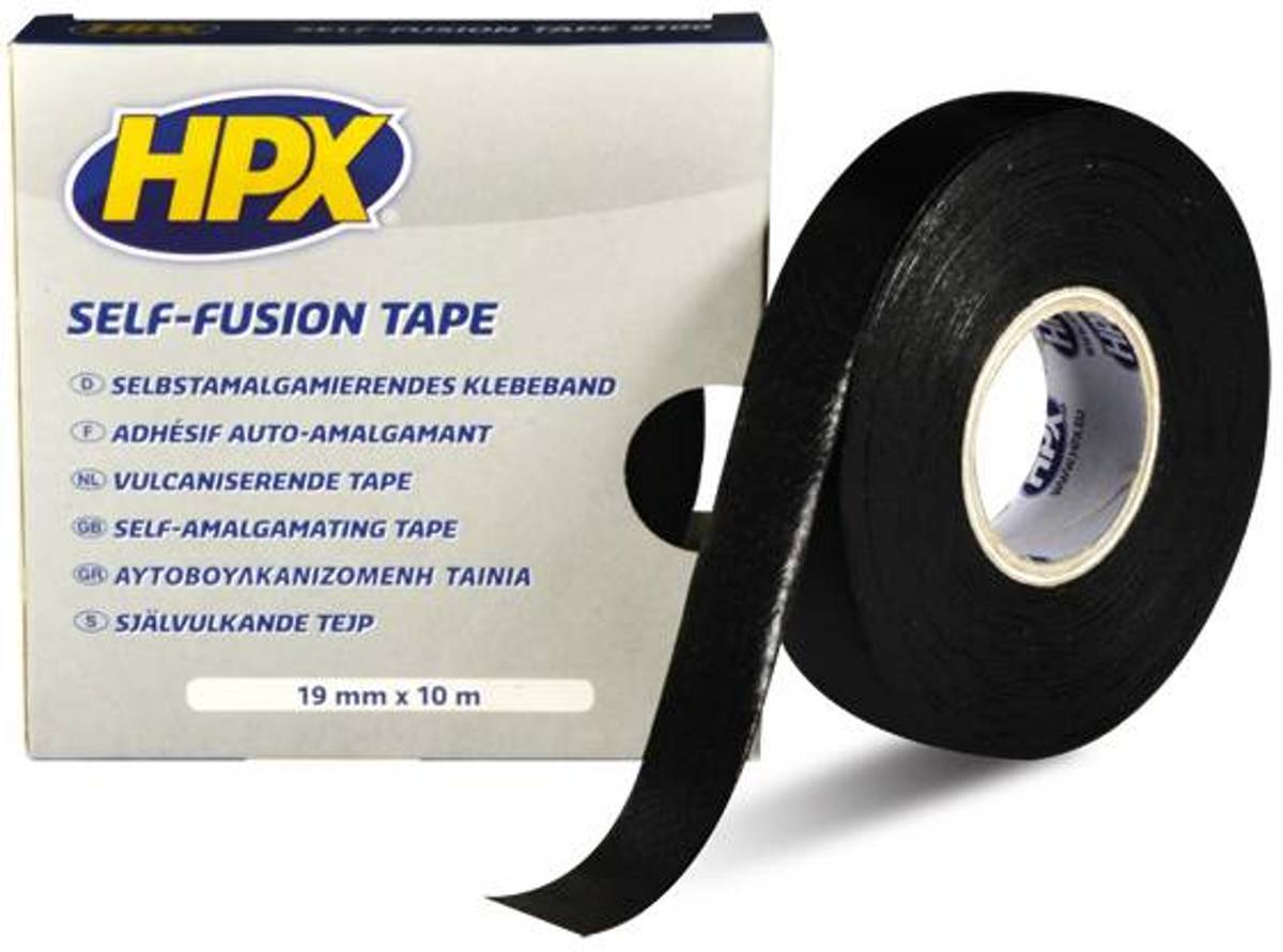 Option HPX zelfvulkaniserende tape zwart 19mm x 10m verpakt