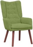 vidaXL Fauteuil Lichtgroen Fluweel 63 x 67 x 94 cm