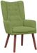 vidaXL Fauteuil Lichtgroen Fluweel 63 x 67 x 94 cm