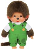 Sekiguchi Monchhichi pop jongen met tuinbroek - kikker - 20 cm