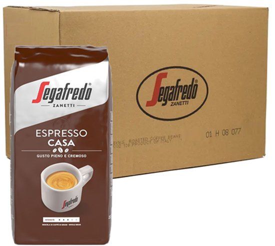 Segafredo Espresso Casa Koffiebonen - 8 x 1 kg