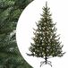 vidaXL - Artificielle - articulée - Sapin de Noël - 180 - cm - 300 - LED - Blanc chaud