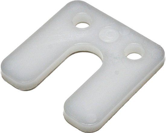 GB Drukplaat met Sleuf 6mm Transparant (48 Stuks)