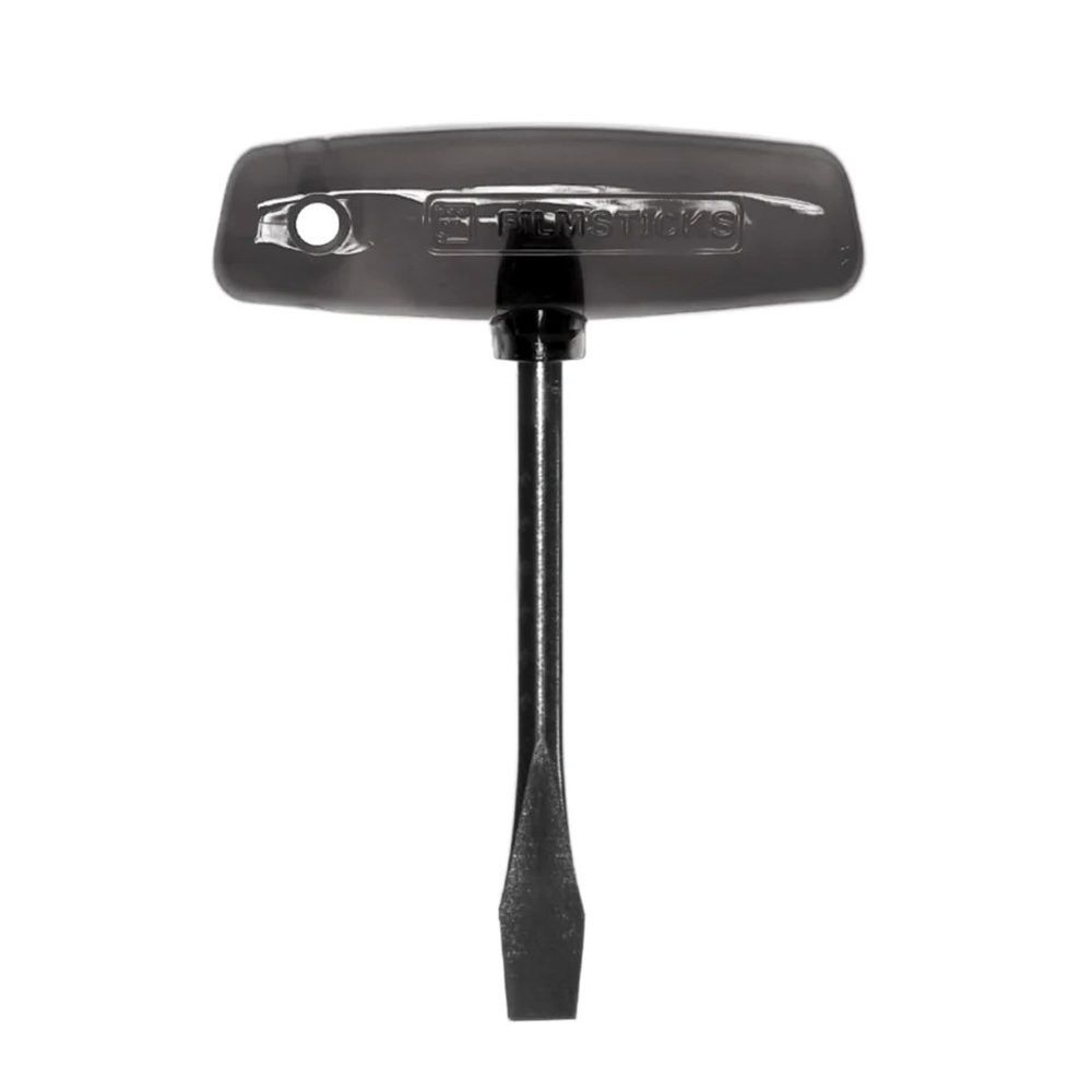 Filmsticks T-Handle Slotted Screwdriver - Black - Extended Shaft