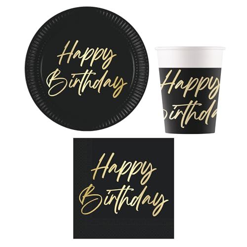 Procos - Partyset Happy Birthday - 52-delig feestservies