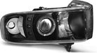 Viking Choice AP Onderdelen B.V. Koplampen DODGE RAM 94-01 ANGEL EYES ZWART