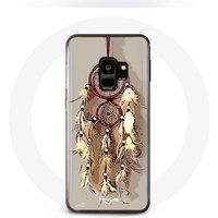 Maniacase Hoesje voor Samsung Galaxy S9 Dream Catcher Bruin