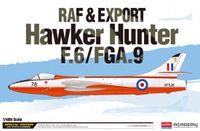 Academy Modelbouwpakket Militaire voertuigen - 12312 RAF - Export Hawker Hunter F.6/FGA.9 - Special Edition - Britse Straaljager Plastic - 1:48 - Modelbouw