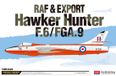 Academy Modelbouwpakket Militaire voertuigen - 12312 RAF - Export Hawker Hunter F.6/FGA.9 - Special Edition - Britse Straaljager Plastic - 1:48 - Modelbouw