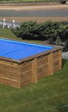 Gre CV790205 Bâche de piscine Bleu Carré 3000x3000 mm Polyéthylène