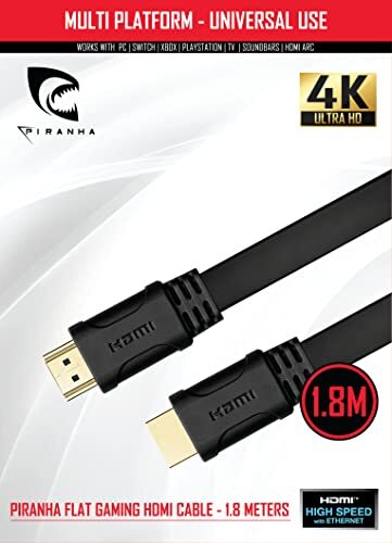 Piranha High Speed HDMI Cable 1.8M