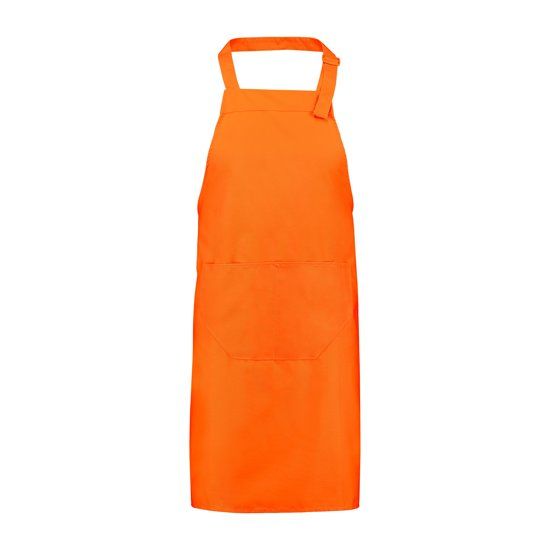 Benza Schort Keukenschort - Oranje - 70 x 85 cm