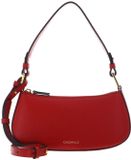 COCCINELLE Leren schoudertas avondtas Merveille Mini Bag Scarlet rood