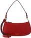 COCCINELLE Leren schoudertas avondtas Merveille Mini Bag Scarlet rood
