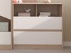 Shelaso Commode SHELASO 2 portes chêne jackson/blanc