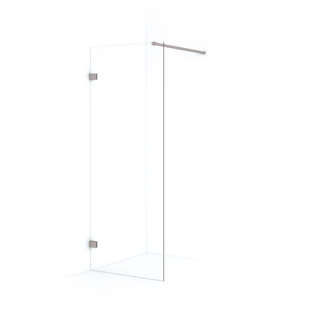 Maxaro Inloopdouche Diamond 70cm 8mm Helder Veiligheidsglas Geborsteld RVS