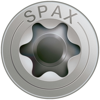 Spax R.v.s. schroef - 5 x 30 mm - 200 stuks - volledig schroefdraad - platkop - T-STAR plus T20 - 4CUT - roestvast staal A2