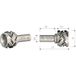 Mobiltecnica Mtec060.13 - Fraise Hélicoïdale Pour Rectification Z3+3 Angle Axial 54,9°