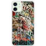 Apple iPhone 12 Graffiti 1 Verstevigd hoesje met sublimatie bedrukking