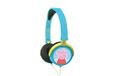 LEXIBOOK Peppa Pig Georges, Stereo Hoofdtelefoon, Kinderen veilig, opvouwbaar en verstelbaar, blauw/groen, HP015PPLXB
