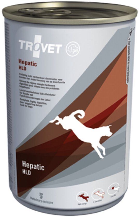 Trovet - HLD Hepatic Hondenvoer Nat - 6 x 400 gr