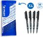 Pilot V-sign 2 mm Fineliner - Pak van 4 - Zwart