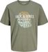 JACK&JONES JJGRADIENT PRINT TEE SS CREW NECK LN Hommes T-shirts XXL Coton Vetiver
