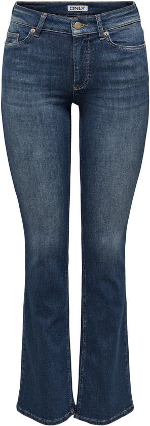 ONLY - ONLBLUSH MID FLARED DNM REA260 NOOS - Jeans - W28 X L34 - Blauw