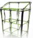 Merkloos Afdekhoes uv-bestendige folie voor plantenbakken tegen regen, ideaal voor tomaten 62 x 33 x 104 cm (b x d x h)