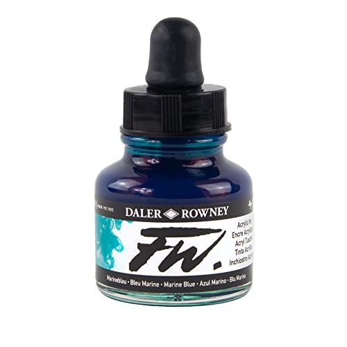 Daler Rowney FW Acrylverf - Marineblauw - 29.5 ml