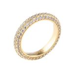 ANILLO GUESS GUESS GLITTERING GOLD PLATED RING WITH INFINITY ZIRCONS JUBR04672JWYG - CIRCUIT: 54 MM