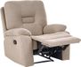 Beliani BERGEN - Fauteuil réglable électriquement - Taupe - Tissu