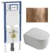 Geberit QeramiQ Dely Swirl Toiletset - Geberit UP720 Duofix Sigma inbouwreservoir - mat wit