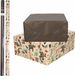 Shoppartners Bv 4x Rollen kraft inpakpapier jungle/oerwoud pakket - dieren/zwart 200 x 70 cm - cadeau/verzendpapier