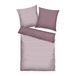HERDING TOM TAILOR Beddengoed Medium Stripes Cozy Mauve & Crisp White, 2 x 80 x 80 cm + 200 x 220 cm, 100% katoen renforcé