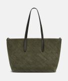 Liebeskind Berlin Monogram Shopper M Olijfgroen Leer
