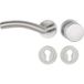 Hermat MOON Kickstand, Button / Kickstand - DIN Left Matte Stainless Steel