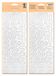 Ursus 62700002 Blanco chipboard, 2 vellen ca. 12 x 30,5 cm, cijfers