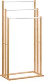 HOMCOM Torenrek - Bamboe - 48x25,8x94cm - Natuurlijk hout
