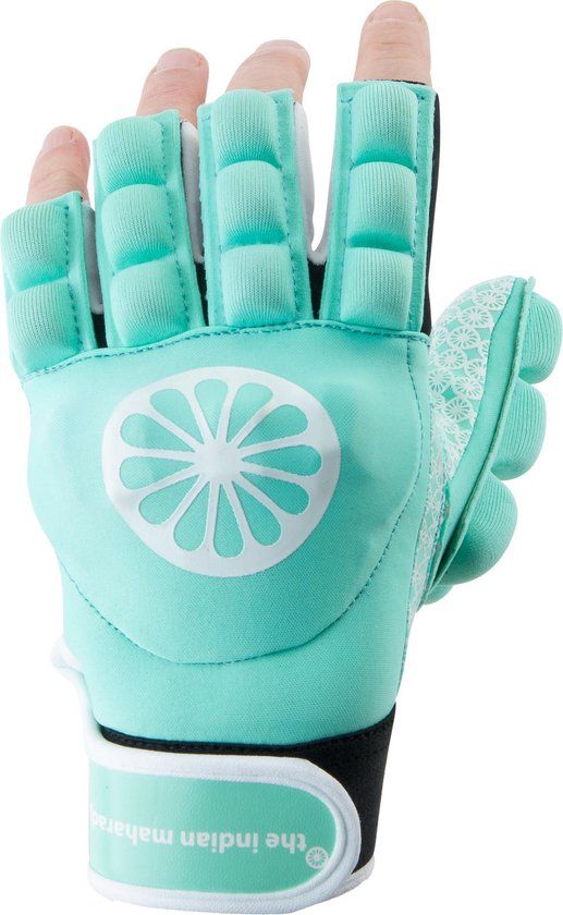 The Indian Maharadja Glove shell/foam half [left-m]-XS - mintgroen