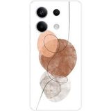 Xiaomi Redmi Note 13 5G Siliconen hoesje Eén lijn bruin