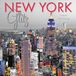 Graphique 2024 New York Glitz wandkalender | 12" x 12" | Dik papier | Organisator voor thuis en op kantoor | Groot maandelijks rooster | 3 talen en gemarkeerde feestdagen | 4 maanden voorbeeldpagina