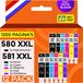 Canon 12 cartouches d'encre XXL pour Canon PGI-580/CLI-581, multipack