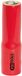 KS Tools 117.1333 1/2" dop met veiligheidsisolatie, lang, 8 mm