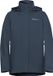 Jack Wolfskin ROTWAND 3IN1 JKT W Dames Outdoorjas - midnight sky