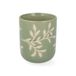 Tasse grès vert foncé brindilles 280 ml
