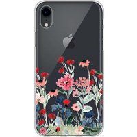 Apple iPhone XR Printemps en fleurs bedrukt siliconen hoesje