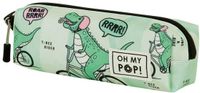 Karactermania Oh My Pop! Dinorrr-FAN Vierkante Roletui - Potloden etui - Pennenetui 2.0 - Groen