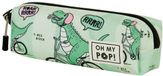 Karactermania Oh My Pop! Dinorrr-FAN Vierkante Roletui - Potloden etui - Pennenetui 2.0 - Groen